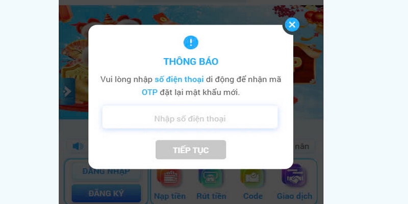 Quên mật khẩu đăng ký 8day