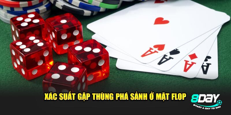 Xác suất gặp thùng phá sảnh ở vòng Flop